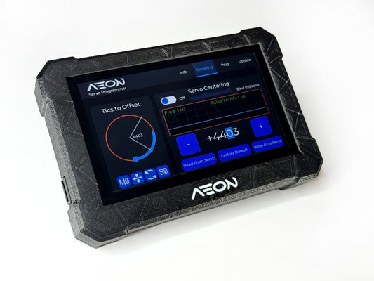 Aeon RC Cloud-Connected multi-protocol servo programmer and pulse oscilloscope