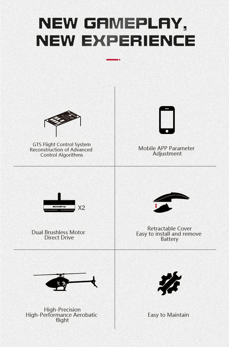 Goosky Legend S2 Helicopter Standard Kit (BNF) - Green/Yellow