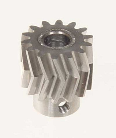05011 PINION FOR HERRINGBONE GEAR 14 TEETH 25°, M1, DIA.6MM