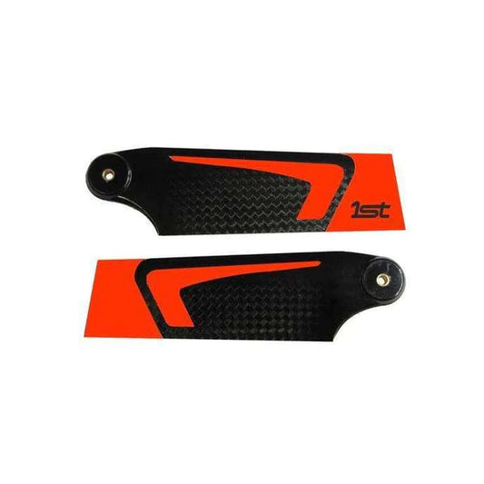 1ST TAIL BLADES CFK 105MM (ORANGE)